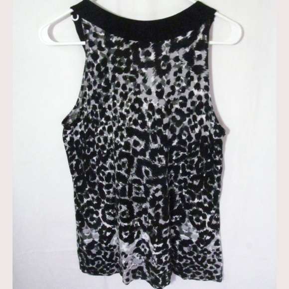 Apt.9 Shirt Top Blouse Sz S Black White Sleeveless - Picture 5 of 5